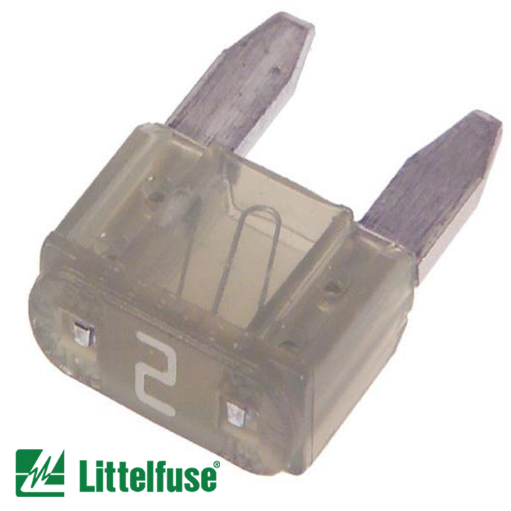0297002.WXNV Littelfuse Mini Fuse 2 Amp Pack of 50